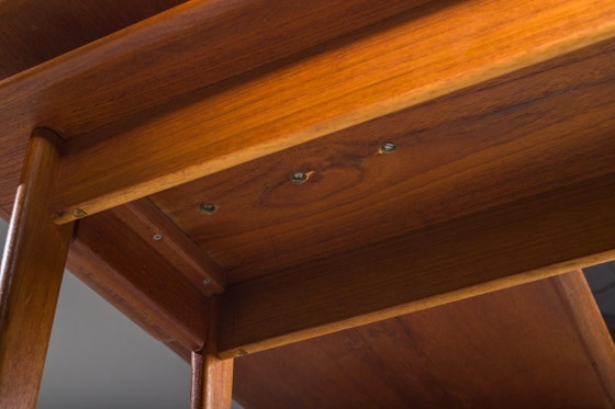 Escritorio de teca en forma de L Mid-Century Modern, años 70 – Wood (photo 14 of 18)