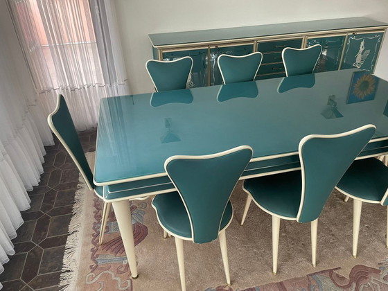 Image 1 of Set da pranzo italiano completo di metà secolo di Umberto Mascagni - anni '50-'60