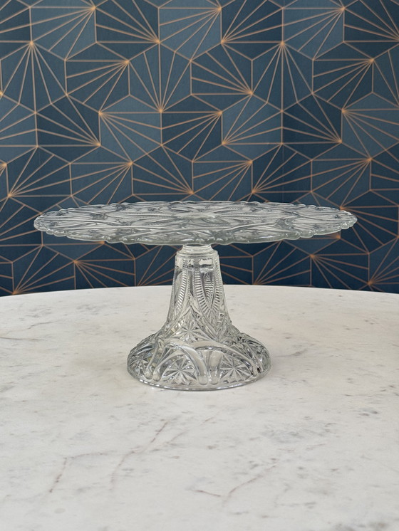 Image 1 of Val Saint Lambert - Alzata per torte - "LUCRÉCE" - 1913