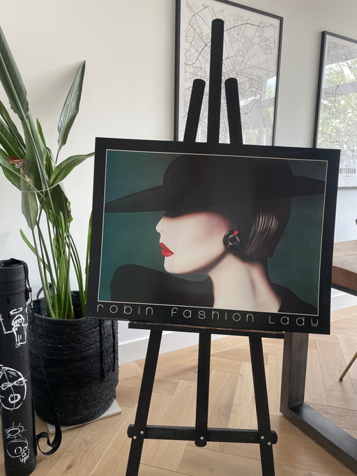 Robin, Fashion Lady, Copyright 1984 Kunst Graphics W&amp;G, Stampato in Svizzera 