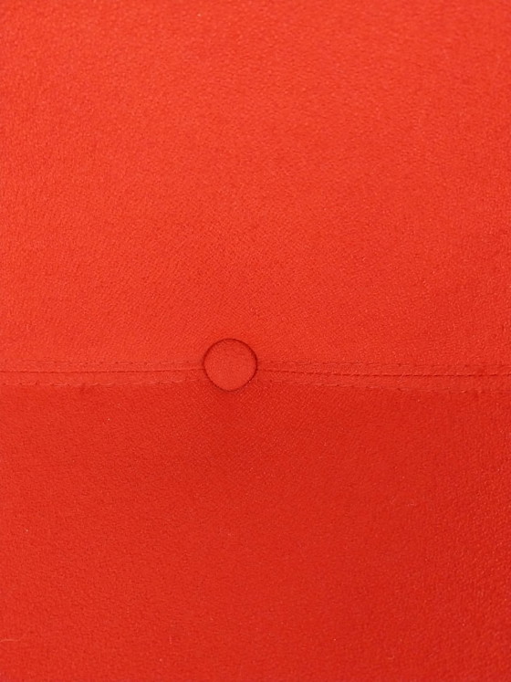 1 x Artifort comco 2006 chair in original red fabric – Side chairs, Textile, Chrome, Vintage (photo 6 of 8)