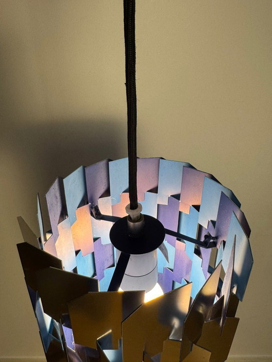 Image 1 of Lampada Facet Pop Louis Weisdorf Lyfa anni '70 vintage