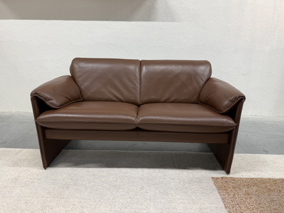 Image 1 of 2 Leolux Bora Bora 2-Sitzer-Sofas, braunes Leder