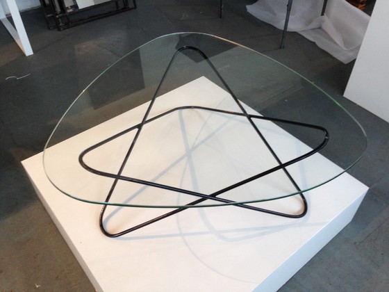 Image 1 of Mesa de centro Butterfly, triángulo con tapa de cristal