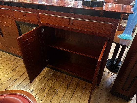 Image 1 of Exklusives Frits Schuitema Sideboard: Akzente aus Bubinga, Ebenholz und Aluminium