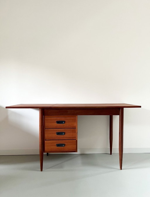Bureau Arne Vodder Drop Leaf Desk, Jaren 60 – Wood (photo 2 of 10)