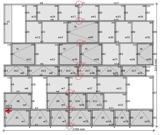 Image 1 of Rangement mural Tylko blanc avec portes et tiroirs