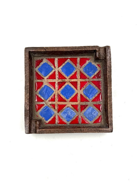 Image 1 of Keramische asbak in space age-stijl uit het midden van de 20e eeuw, Aldo Londi Bitossi, Italië, jaren 70.