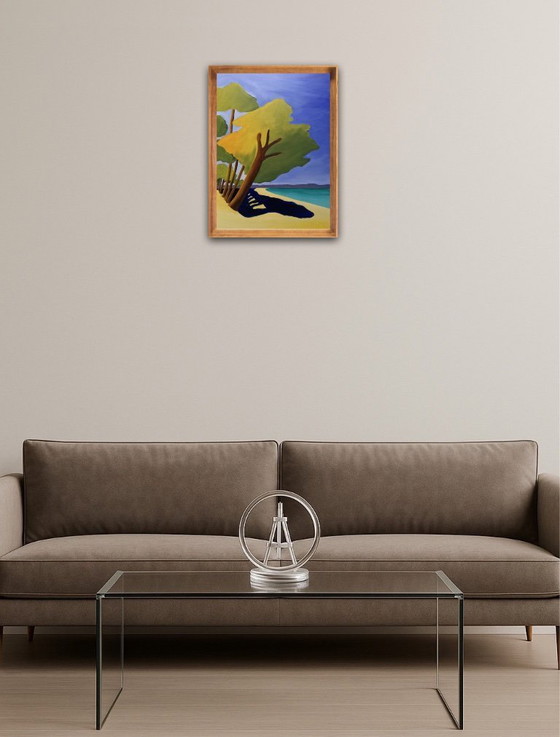 Image 1 of Öl auf Leinwand. Größe 46 x 33 cm.