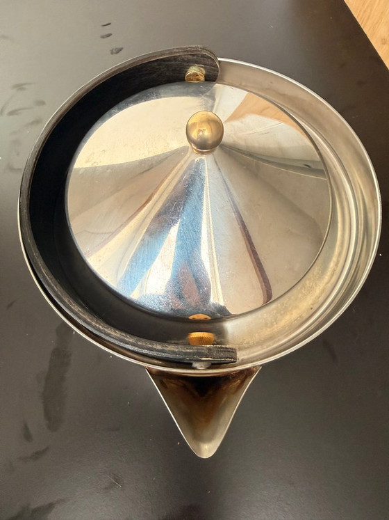 "Teaball" Teapot Designed by Carsten Jørgensen – Bodum, Table accessories, Metal, Wood (photo 6 of 6)
