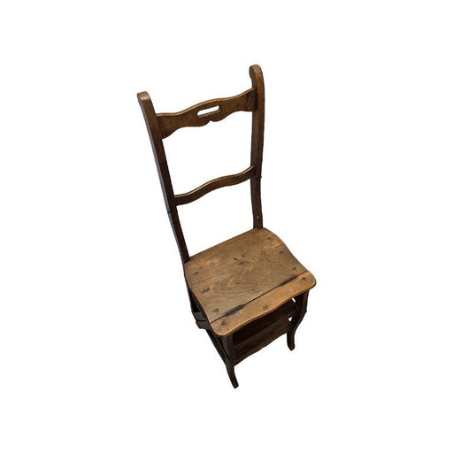 Antique French Metamorphosis ladder chair, from around 1900