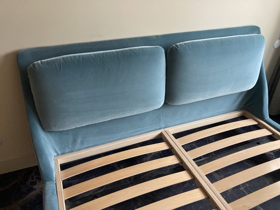 Image 1 of Letto Porro Makura design italiano blu come nuovo 160x200