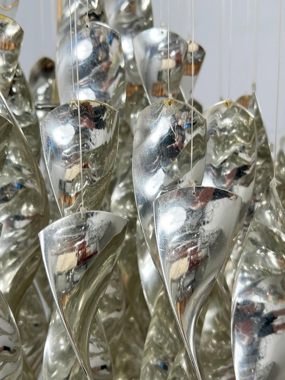 Image 1 of Lampada da soffitto a spirale di Verner Panton per Lüber AG, modello SP1, Germania, anni '70.