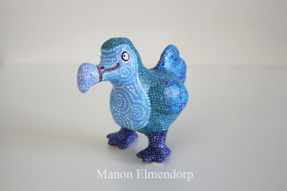 Image 1 of 100% Handgemaakt Beeldje Dodo/ Vogel Kunst Nieuw 
