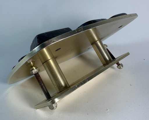 Brutalist / Space Age / Studio ceramic door handle doorknob