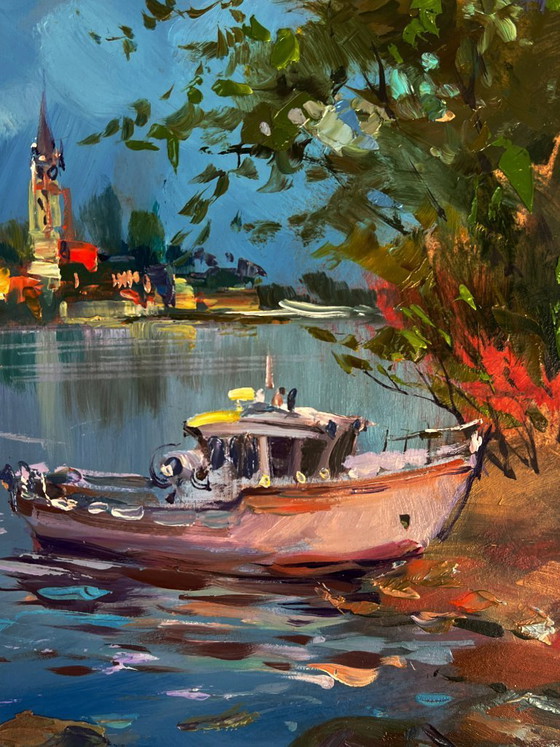 Image 1 of Un bateau près du rivage