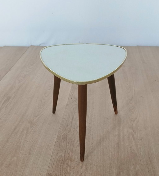 Vijftiger Jaren Plantentafeltje – Plastic, Wood