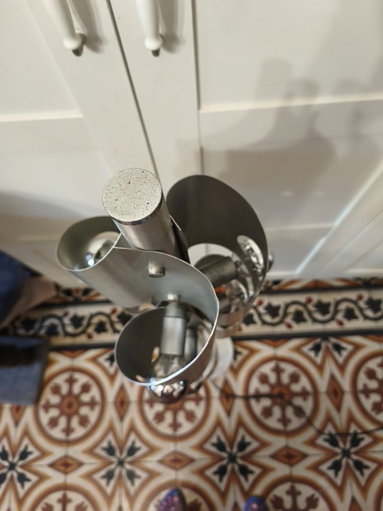 Vloerlamp in ruimtetijdperk – Vloerlampen, Aluminium (photo 4 of 16)