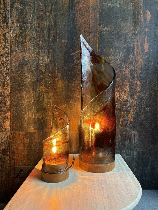 Lampes de table et lampadaires design vintage Murano