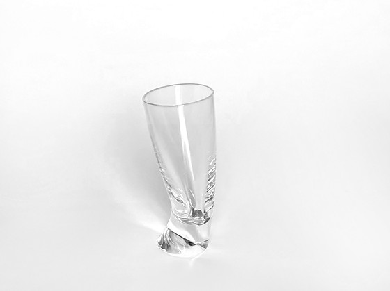 Image 1 of 6 likeurglazen Angelo Mangiarotti voor Cristalleria Colle 1991