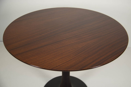 Image 1 of Mesa de comedor con pedestal de mediados de siglo de Dřevotvar Jablonné, década de 1960, restaurada