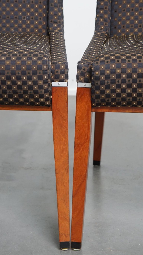 Image 1 of Art Deco Set Consisting of a Dining Table and 4 Dining Chairs by Schuitema from the Decoforma Series