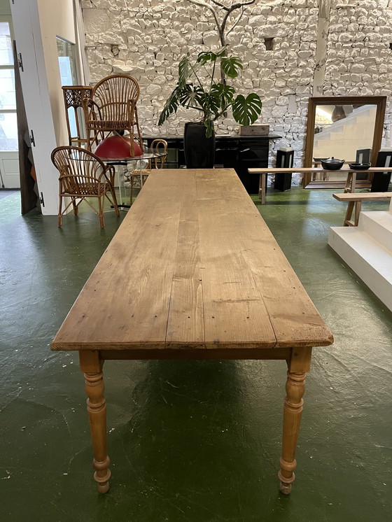 Image 1 of Tavolo da pranzo in pino da 3 metri