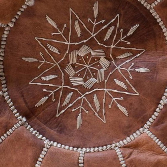 Image 1 of Il pouf marocchino autentico dei Souk