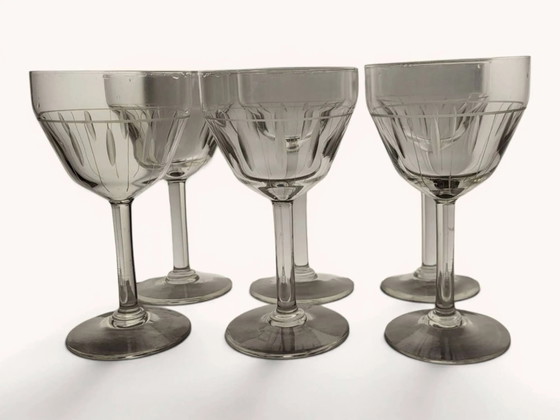 Set di bicchieri Art Déco da 24 pezzi – Bicchieri e caraffe, Crystal, Glass, Art Deco (photo 5 of 9)