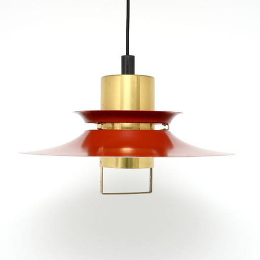 Burgundy Vitrika lamp, Denmark 1960s