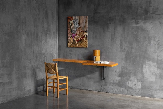Image 1 of Wall-Mounted Console Table by Charlotte Perriand, France, 1950s