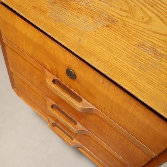 Esdoornhouten wandboekenkast uit de jaren 60 – Boekenkasten, Wood (photo 10 of 16)