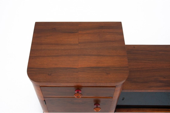 Image 1 of Art Deco chest of drawers, 1950s, Poland.