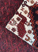 Vintage Handgeknoopt Perzisch Tapijt 200x100cm
