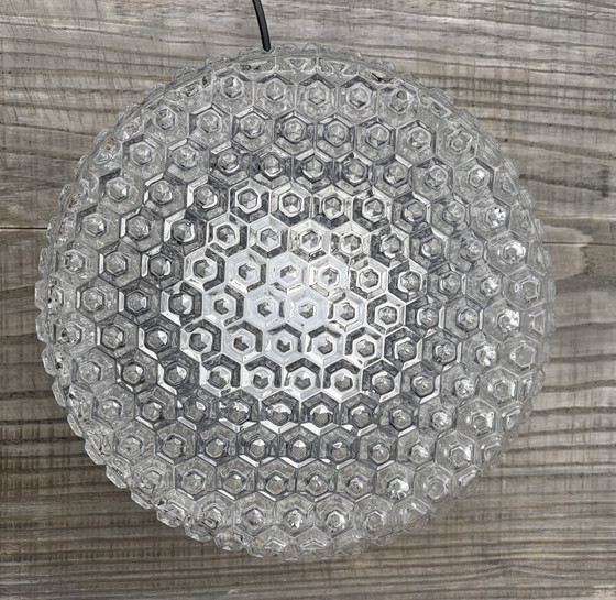 Lampada da soffitto Niko, Belgio, 1960 – Plafoniere, Glass, Plastic (photo 2 of 6)