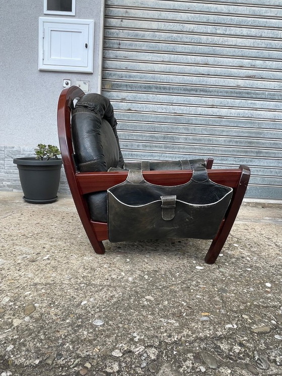 Image 1 of 1960’s Italian Modern pair of armchairs from Luciano Frigerio