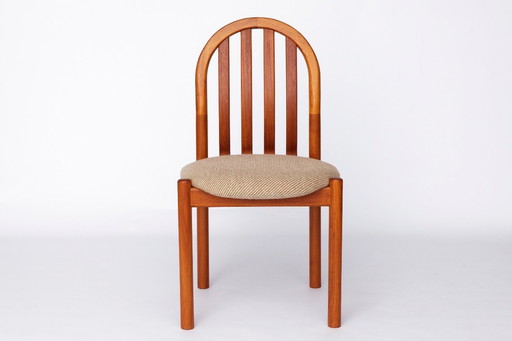 Niels Koefoed “Ole” Chair – 1970s Danish Design, Vintage Teak Dining Chair, Mid-Century Modern, Restored, Original Upholstery