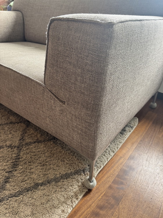 Canapé 2,5 places et causeuse 2 places Design on Stock BLOQ – Metal, Textile (photo 6 of 11)
