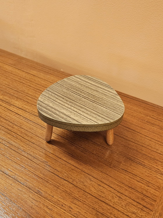 Image 1 of Mini Vintage Plantentafeltje Tafeltje Bijzettafeltje Tafel 