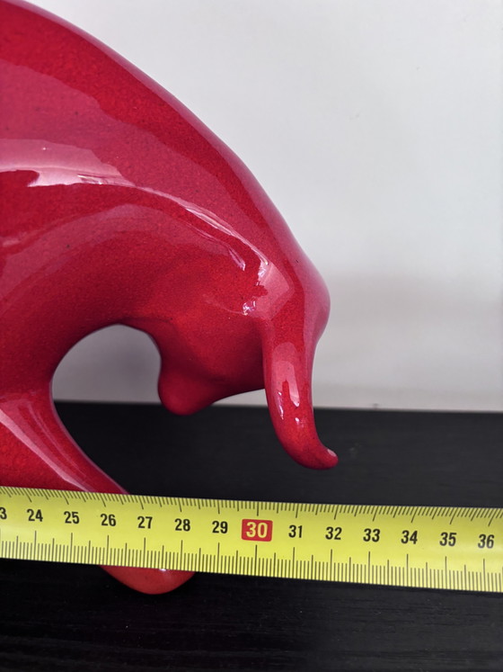 Keramieke Stier Spanje (33 cm) topatelier Artesania Emilio Ferrer Gomez (Valencia). – Decoratieve objecten (photo 8 of 11)