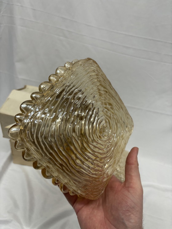 Image 1 of Lot de 2 lampes de plafond ou appliques murales vintage, Glashütte, Limbourg