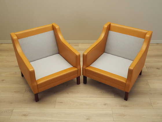 Image 1 of Ensemble de fauteuils de salon, design danois, années 1970, production : Danemark