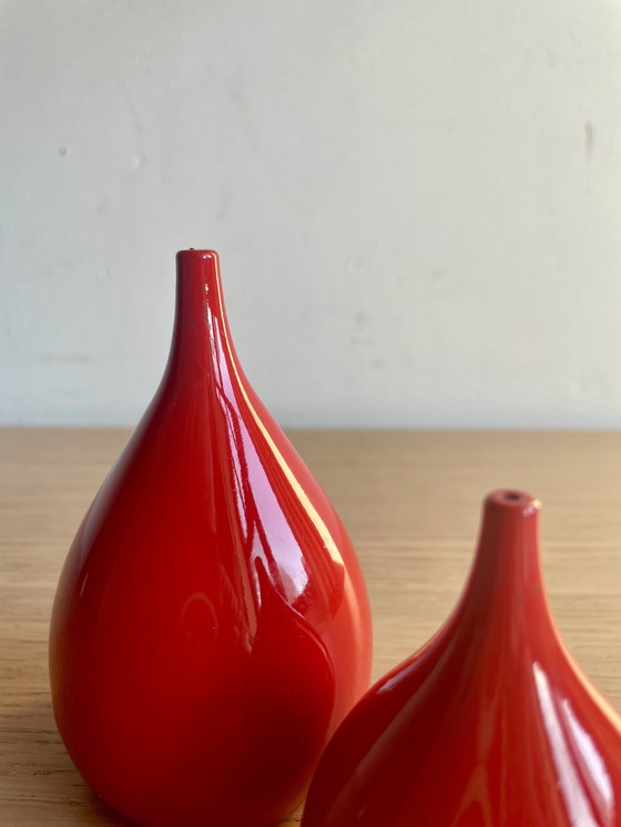 Image 1 of Laurids Lonborg peper- en zoutstrooiers uit het ruimtetijdperk, Denemarken, jaren 60.