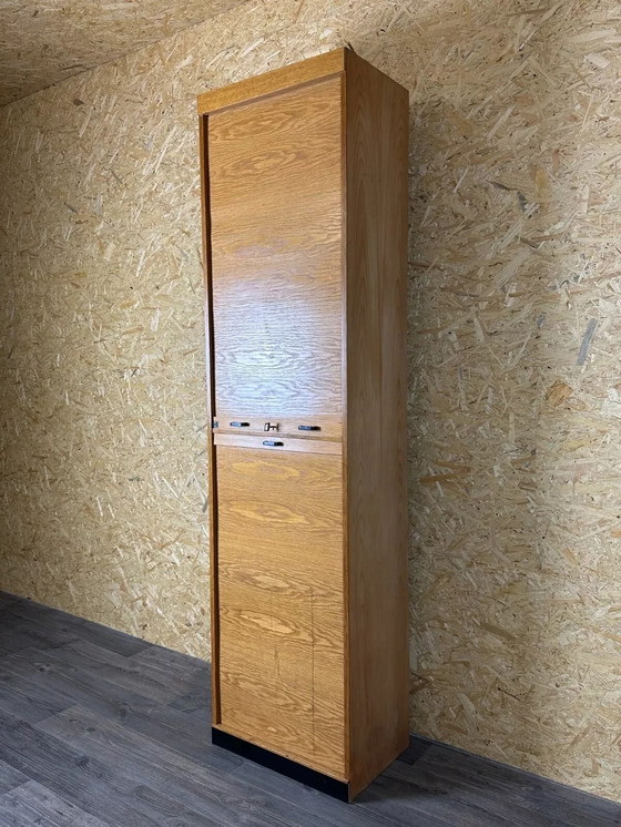 Image 1 of 50s 60s roller shutter cabinet Office cabinet Filing cabinet Mid - Century Dobergo