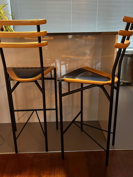 Image 1 of 2 Design Bar Stools by Zumsteg