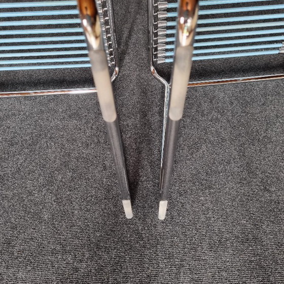 Image 1 of 2 vintage stoelen geïnspireerd door René Herbst