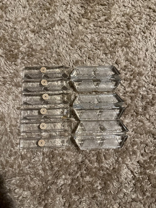 Poggiacoltelli in cristallo Val St. Lambert