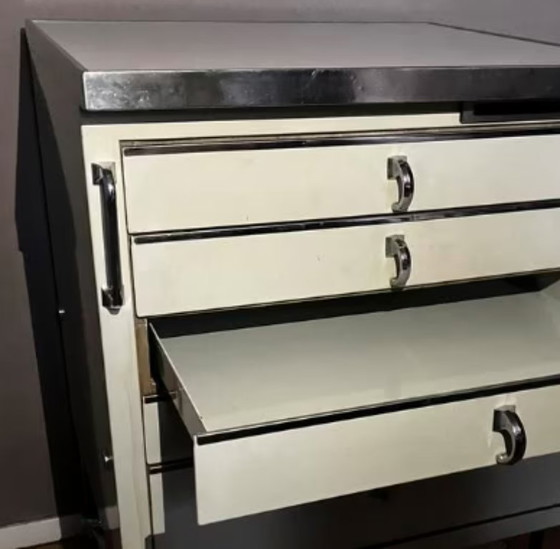 Image 1 of Mobiletto dentistico vintage su ruote