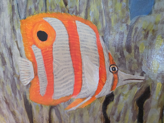 Image 1 of Meer Fische Leinwand