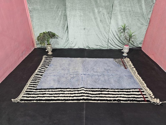 Image 1 of Auténtica alfombra marroquí Beni Ourain hecha a mano, 150/250 cm.